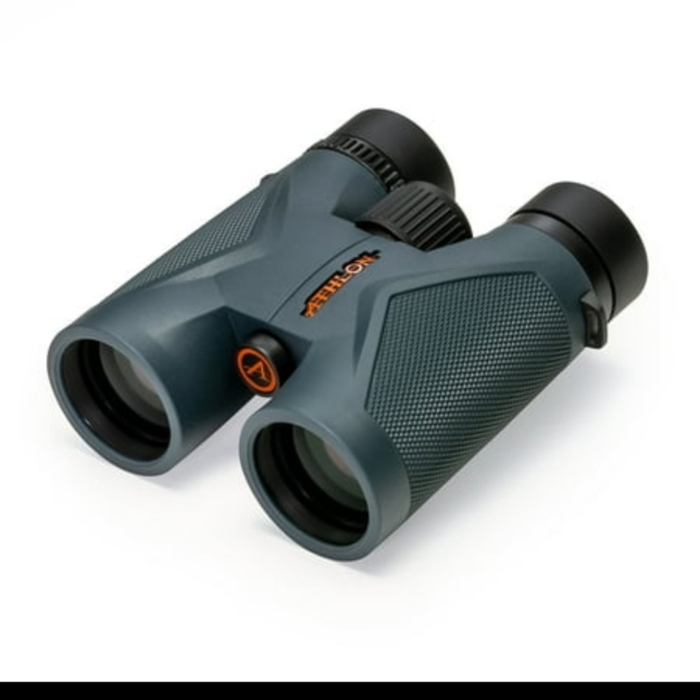 New Athlon Optics 8x42 Midas UHD Gray Binoculars, High-Powered Binoculars